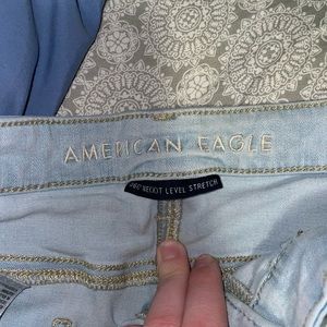 Distressed American Eagle jeans